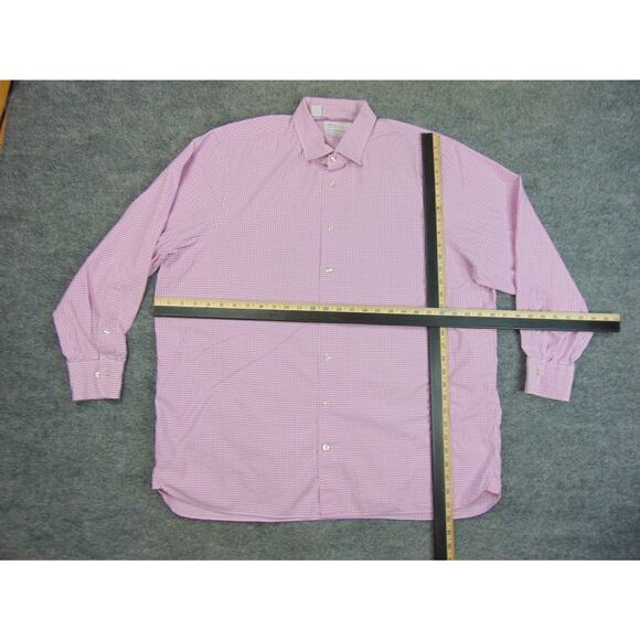 Nordstrom Signature Shirt Mens 17.5 Ping White Check - Picture 7 of 10